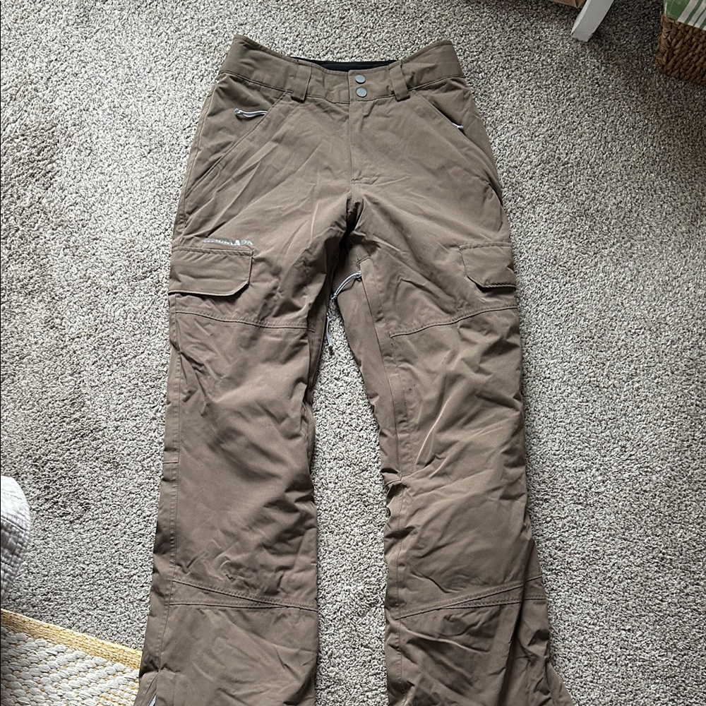 Men's Khaki Snow Pants